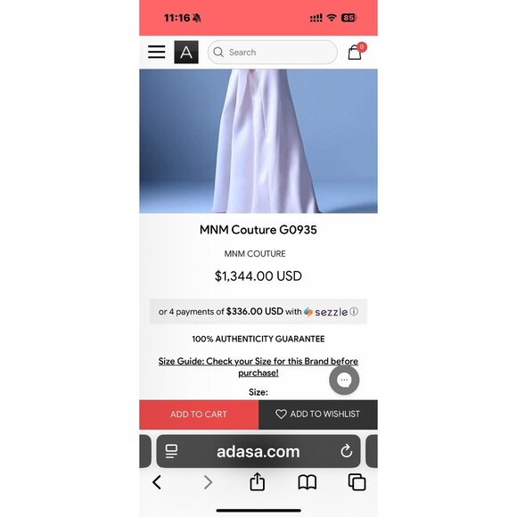 MNM Couture G0935 Off-Shoulder Pink Gown With Floral Ruffle Detail & High Slit - Picture 3 of 13